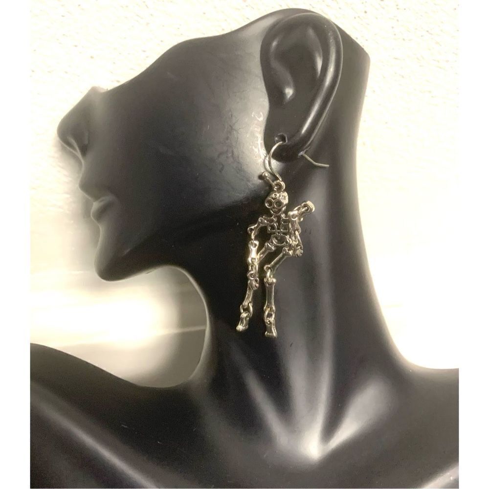 Dancing Skeleton Earrings 